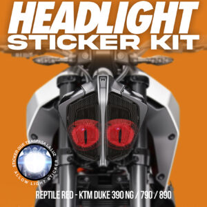 REPTILE - HEADLIGHT STICKER KIT - DUKE 390 NG / 790 / 890