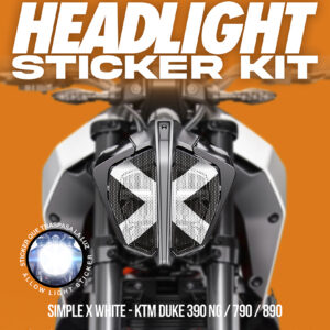 SIMPLE X - HEADLIGHT STICKER KIT - DUKE 390 NG / 790 / 890