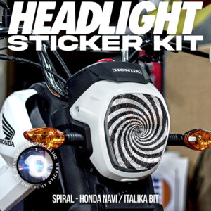 SPIRAL - HEADLIGHT STICKER KIT - HONDA NAVI / ITALIKA BIT