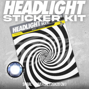SPIRAL - HEADLIGHT STICKER KIT UNIVERSAL ( 20x20 cm )