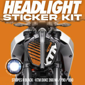 STRIPES R - HEADLIGHT STICKER KIT - DUKE 390 NG / 790 / 890