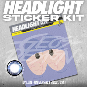 TOALLIN - HEADLIGHT STICKER KIT UNIVERSAL ( 20x20 cm )