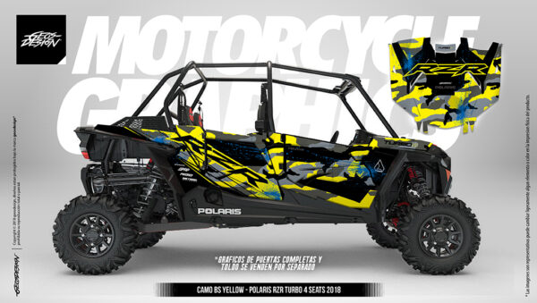 CAMO SERIES - POLARIS RZR TURBO XP ( 4 plazas ) 19-21