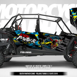 DEATH PANTHER CAMO - POLARIS RZR TURBO XP ( 4 plazas ) 19-21