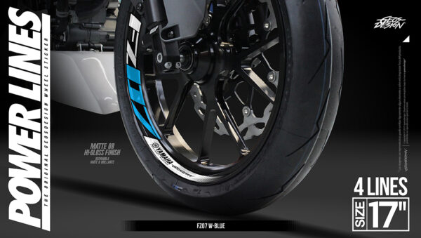 FZ 07 - RIN 17 ( Sticker wheel / rines )