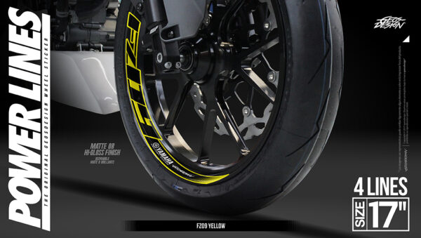 FZ 09 - RIN 17 ( Sticker wheel / rines )