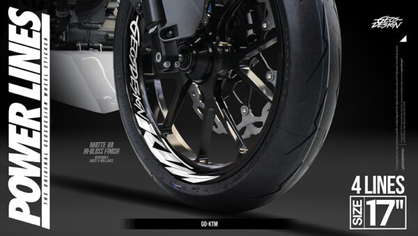 GEOSDESIGN KTM - RIN 17 ( Sticker wheel / rines )