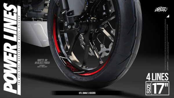 BMW S 1000 RR - RIN 17 ( Sticker wheel / rines )