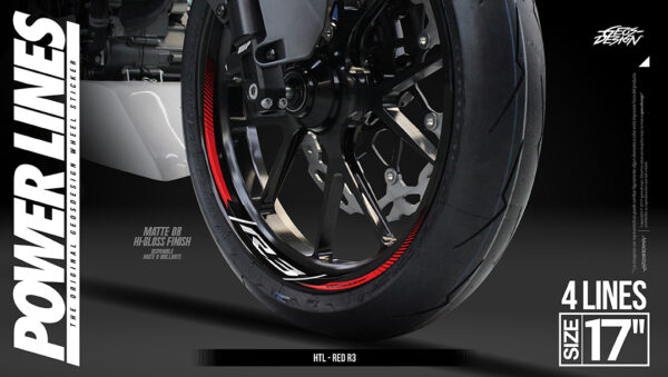 R3 - RIN 17 ( Sticker wheel / rines )