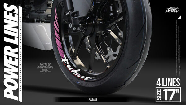 PULSAR RACING - RIN 17 ( Sticker wheel / rines )