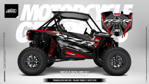 TRIANGULATOR - POLARIS RZR TURBO XP ( 2 plazas ) 19-21 - Imagen 3
