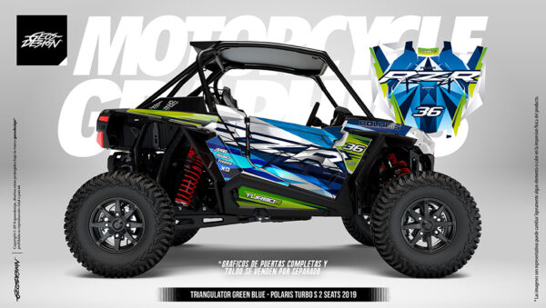 TRIANGULATOR - POLARIS RZR TURBO XP ( 2 plazas ) 19-21