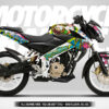 VALE AND MARC / RICK AND MORTY STYLE - BAJAJ PULSAR NS 160/200 - Imagen 4
