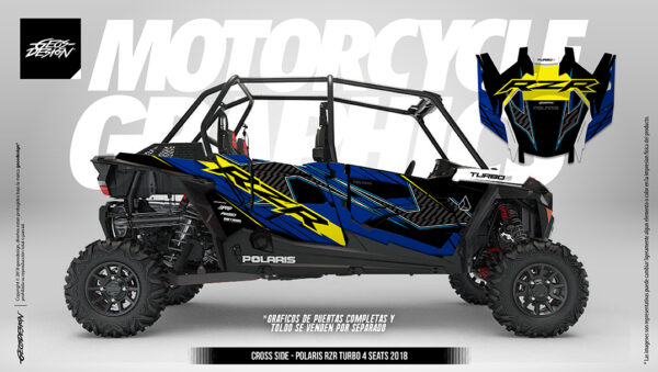 CROSS SIDE - POLARIS RZR TURBO XP ( 4 plazas ) 19-21 - Imagen 3