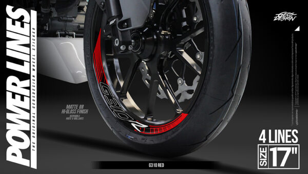 G 310 BMW - RIN 17 ( Sticker wheel / rines ) - Imagen 3