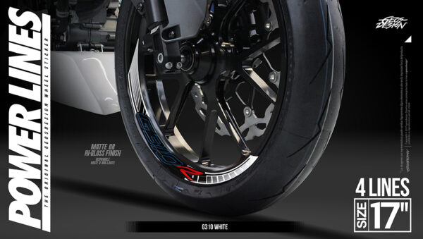 G 310 BMW - RIN 17 ( Sticker wheel / rines ) - Imagen 4