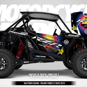 HALF TONES COLORS - POLARIS RZR TURBO XP ( 2 plazas ) 19-21
