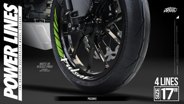 PULSAR RACING - RIN 17 ( Sticker wheel / rines ) - Imagen 4