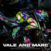VALE AND MARC / RICK AND MORTY STYLE - BAJAJ PULSAR N250 / N160