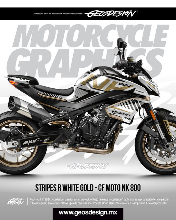 STRIPES R - CF MOTO 800 NK. - Imagen 8