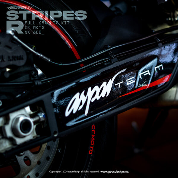 STRIPES R - CF MOTO 800 NK. - Imagen 7