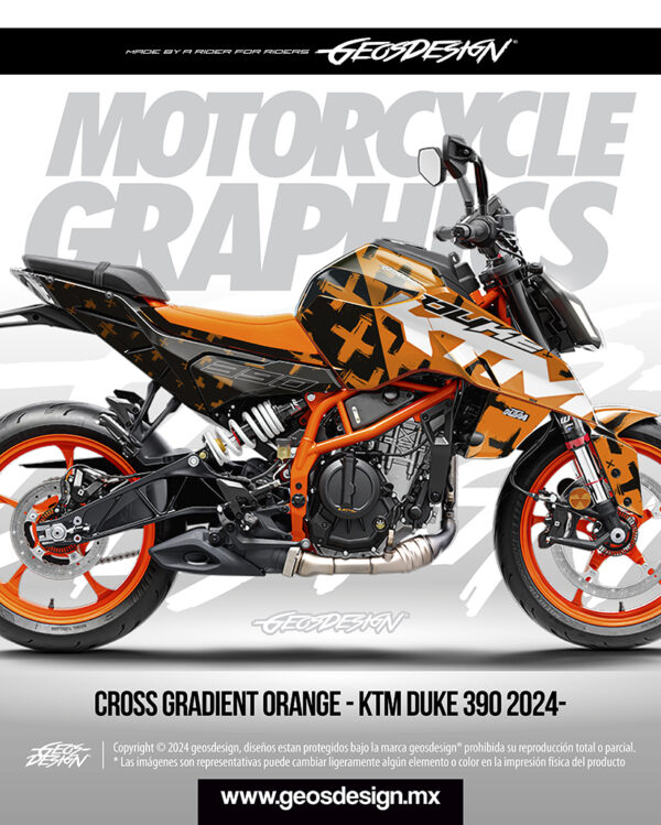 CROSS GRADIENT - KTM DUKE 250 / 390 3G 2024-