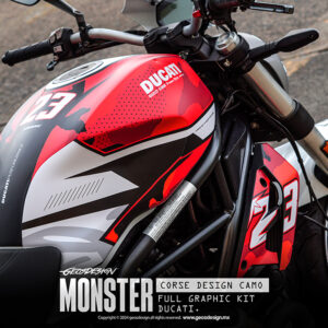 CORSE DESIGN CAMO - DUCATI MONSTER 797 17-21