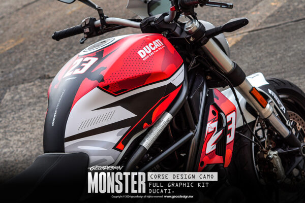 CORSE DESIGN CAMO - DUCATI MONSTER 797 17-21