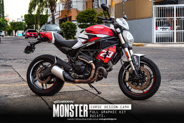 CORSE DESIGN CAMO - DUCATI MONSTER 797 17-21 - Imagen 4