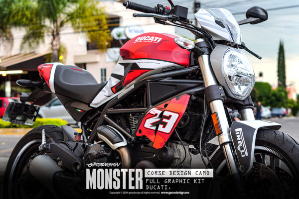 CORSE DESIGN CAMO - DUCATI MONSTER 797 17-21 - Imagen 5