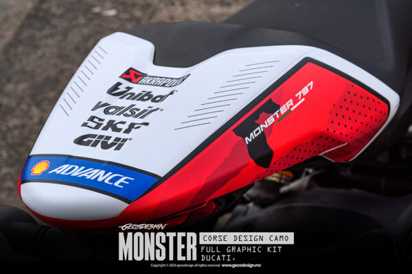 CORSE DESIGN CAMO - DUCATI MONSTER 797 17-21 - Imagen 6