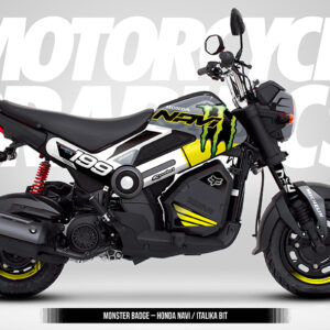MONSTER BADGE - HONDA NAVI / ITALIKA BIT
