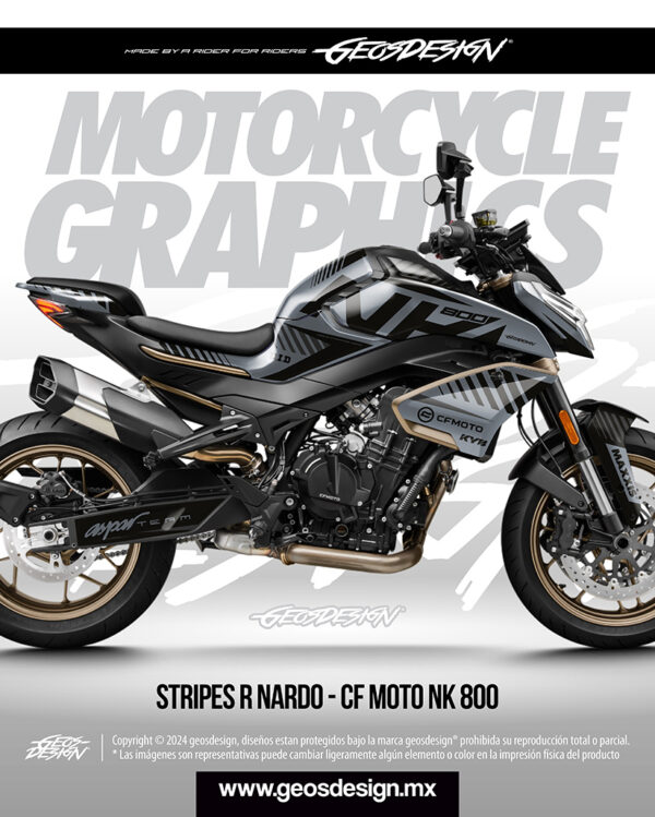 STRIPES R - CF MOTO 800 NK. - Imagen 10