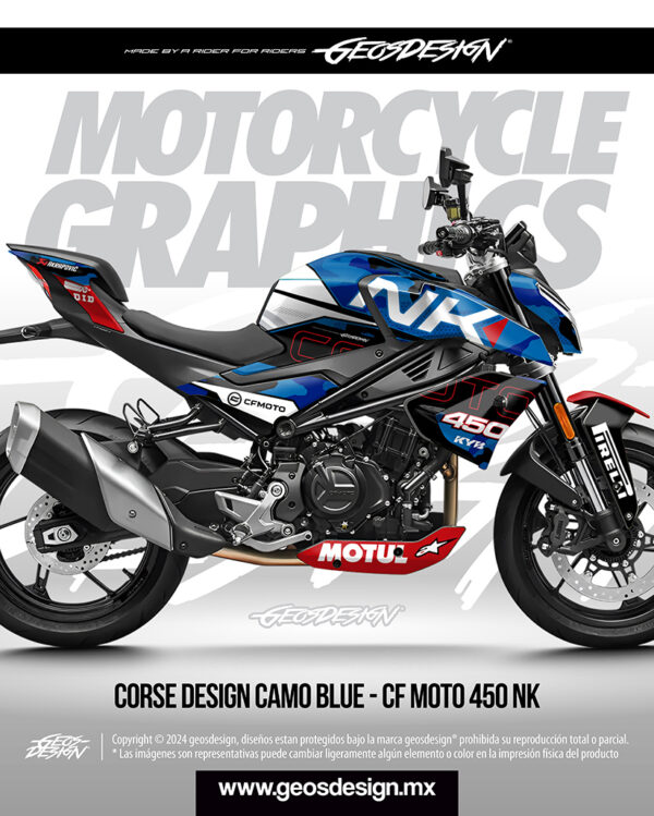 CORSE DESIGN CAMO - CF MOTO 450 NK - Imagen 5