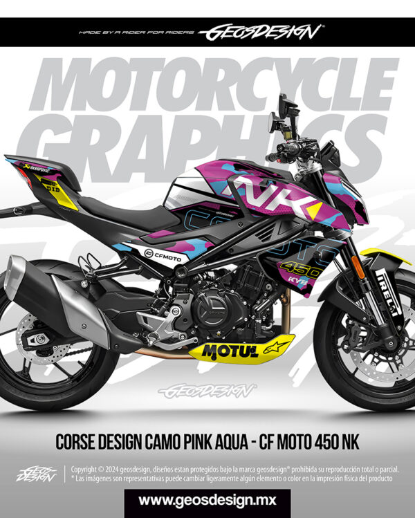 CORSE DESIGN CAMO - CF MOTO 450 NK - Imagen 6
