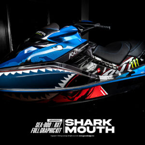 SHARK MOUTH - SEA DOO RXT SUPER CHARGED