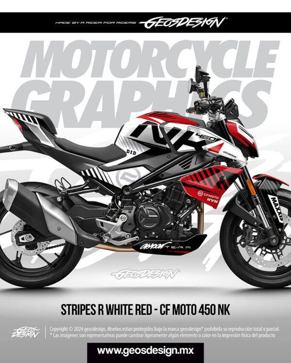 STRIPES R - CF MOTO 450 NK - Imagen 8