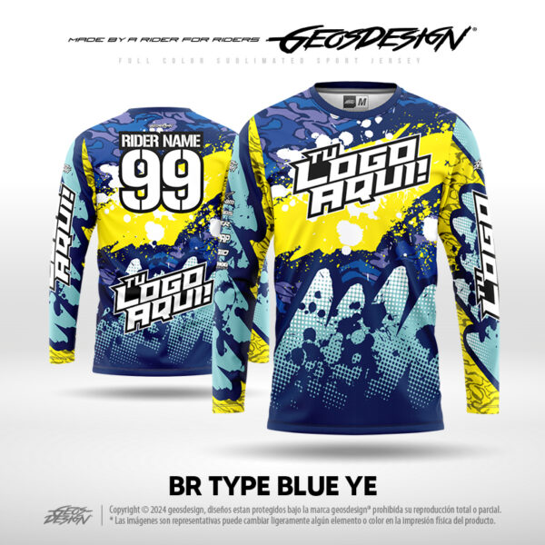 BR TYPE BLUE YE - CUSTOM JERSEY