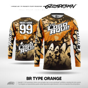 BR TYPE ORANGE - CUSTOM JERSEY