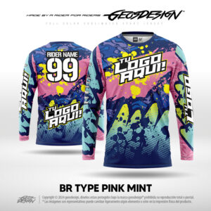 BR TYPE PINK MINT - CUSTOM JERSEY