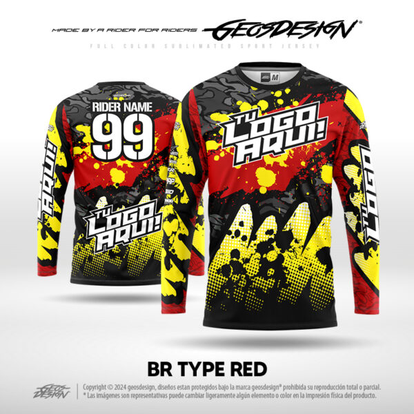 BR TYPE RED - CUSTOM JERSEY