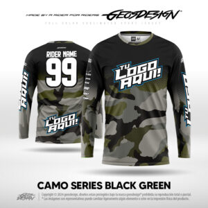 CAMO SERIES BLACK GREEN - CUSTOM JERSEY