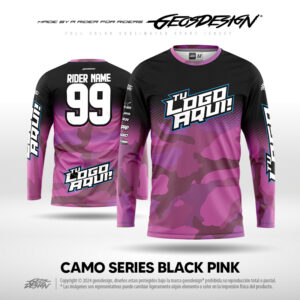 CAMO SERIES BLACK PINK - CUSTOM JERSEY