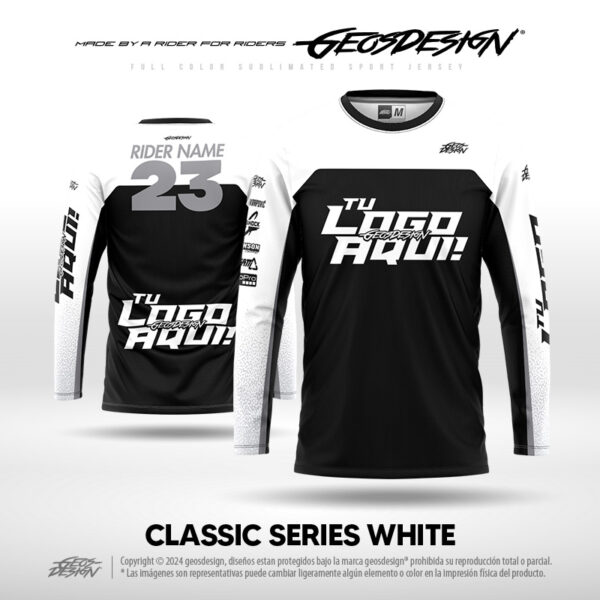 CLASSIC SERIES WHITE - CUSTOM JERSEY