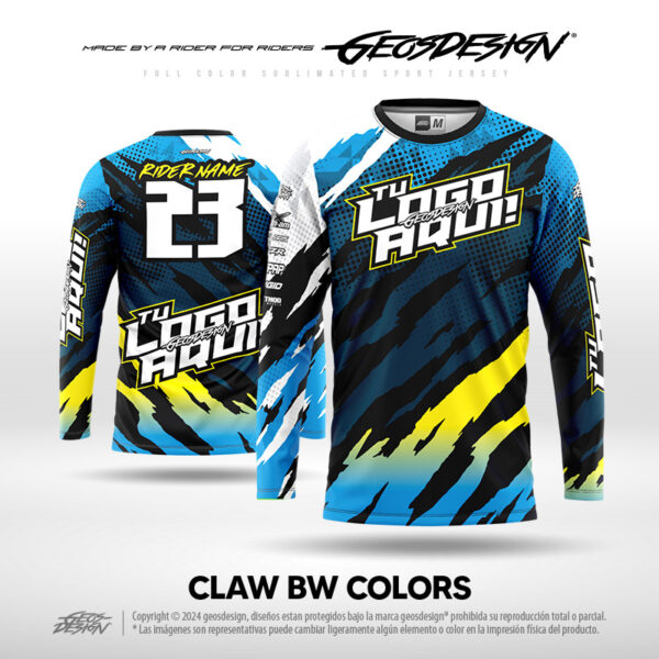 CLAW BW COLORS - CUSTOM JERSEY