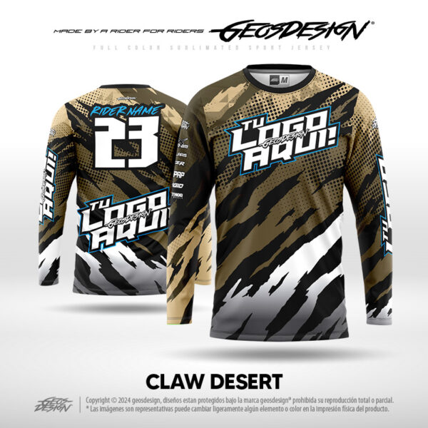 CLAW DESERT - CUSTOM JERSEY