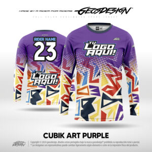 CUBIK ART PURPLE - CUSTOM JERSEY