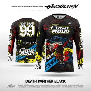 DEATH PANTHER BLACK - CUSTOM JERSEY