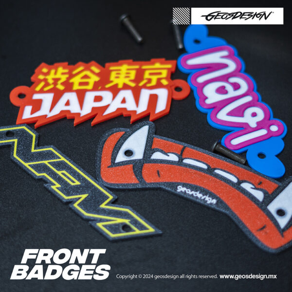 BAD MOUTH / EMBLEMA HONDA NAVI / NAVI FRONT BADGE - Imagen 2