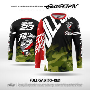 FULL GAS!!! G-RED - CUSTOM JERSEY